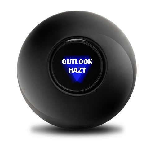 Outlook Hazy Black Ball