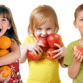 kids+fruit